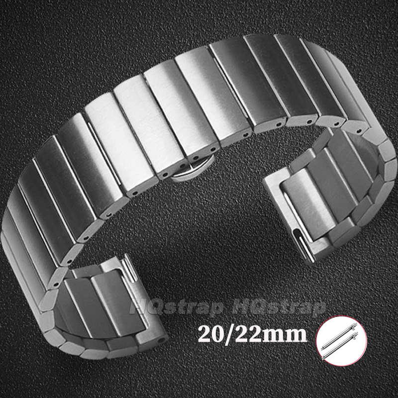 固体ステンレス鋼時計バンド 20 ミリメートル 22 ミリメ - Motorola Smartwatch Accessories のレビューと価格