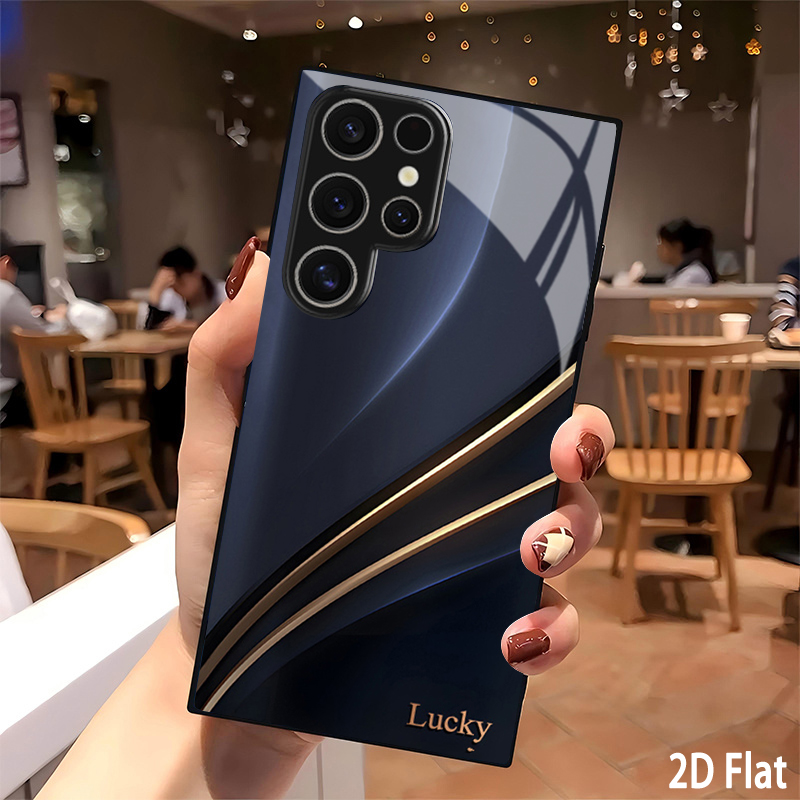 これは、背面カバーがガラス製のスマートフォンケースで、Sam - Samsung Galaxy S24 のレビューと価格
