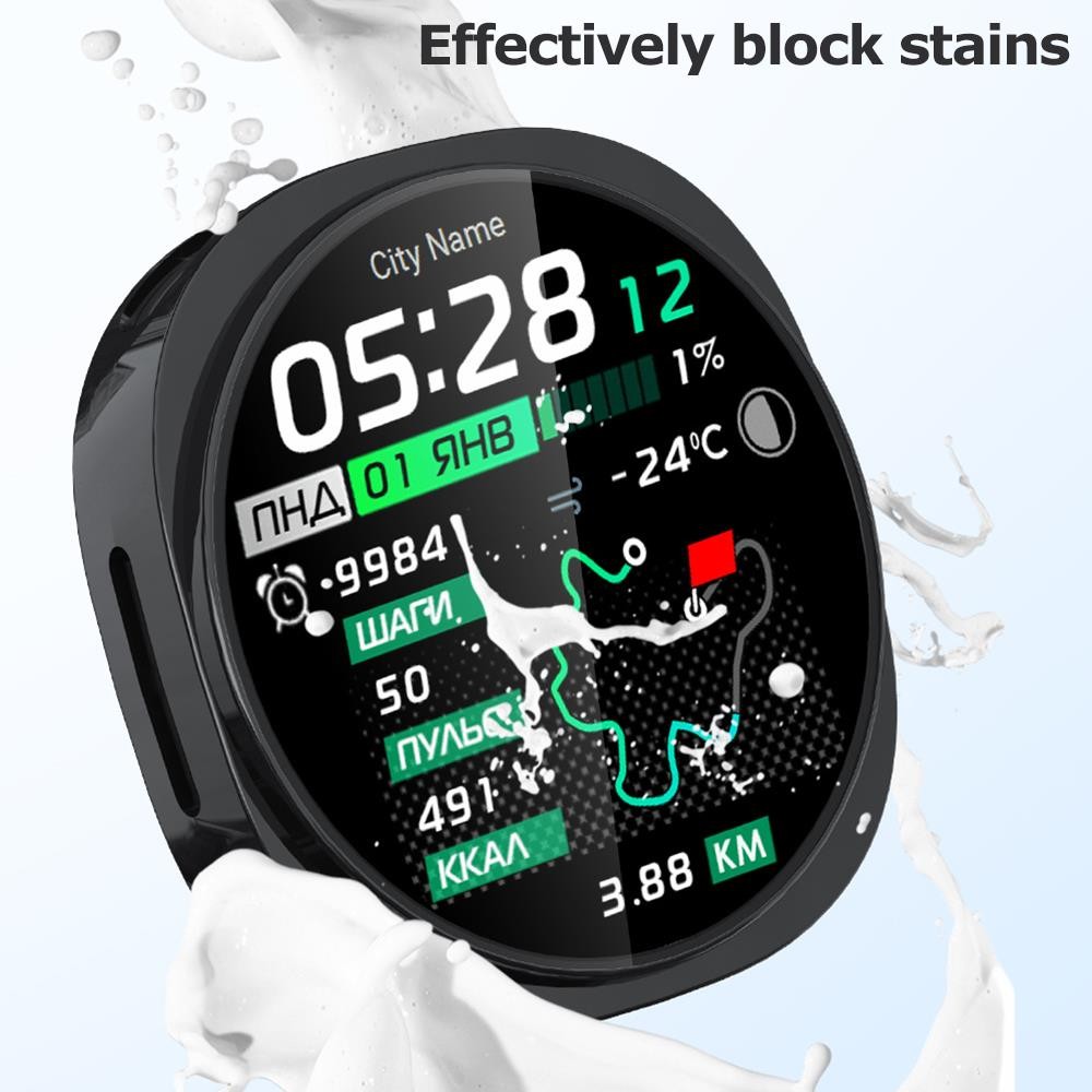 ソフト TPU ケースとフィルム付きサムスンギャラクシーウォ - Samsung Smartwatch Accessories のレビューと価格