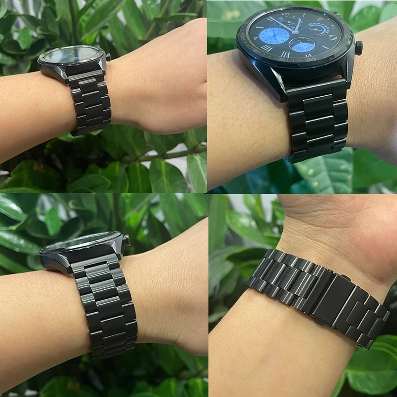 22 ミリメートル 20 ミリメートル金属バンドサムスンギャ - Motorola Smartwatch Accessories のレビューと価格