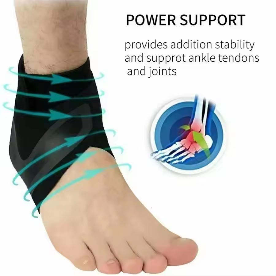伸縮性のある足首用サポーター、通気性のあるコンプレッション素 - Rugged Sport Strap のレビューと価格