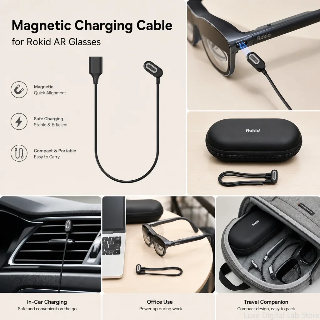 Rokid製AIスマートARグラス用オリジナルアクセサリー： - Smart Accessories のレビューと価格